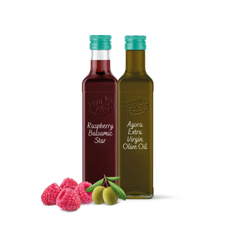 Forest Raspberry Balsamic Star + Agora Extra Virgin Olive Oil