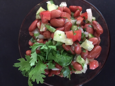 Mediterranean Kidney Bean Salad