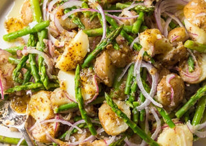 Kat’s Roasted Potato and Asparagus Salad with Aioli