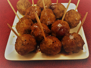 Sweet and Spicy Cocktail Meatballs