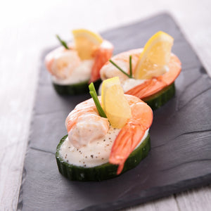 Dill Crème Calamansi Shrimp Bites
