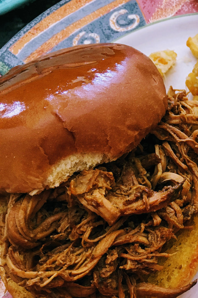 Pulled Pork Sandwiches (slow-cooked)