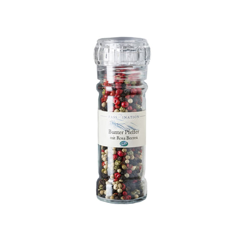 Colorful Peppercorns with Pink Berries