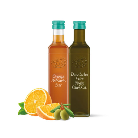 Orange Balsamic Star + Don Carlos Extra Virgin Olive Oil